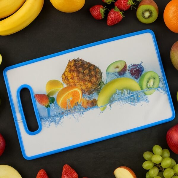 Large Rectangular Fruit Print Cutting Board (36x22cm / 1 Pc)