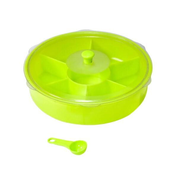 Multipurpose Dry-fruit and masala box with single spoon.